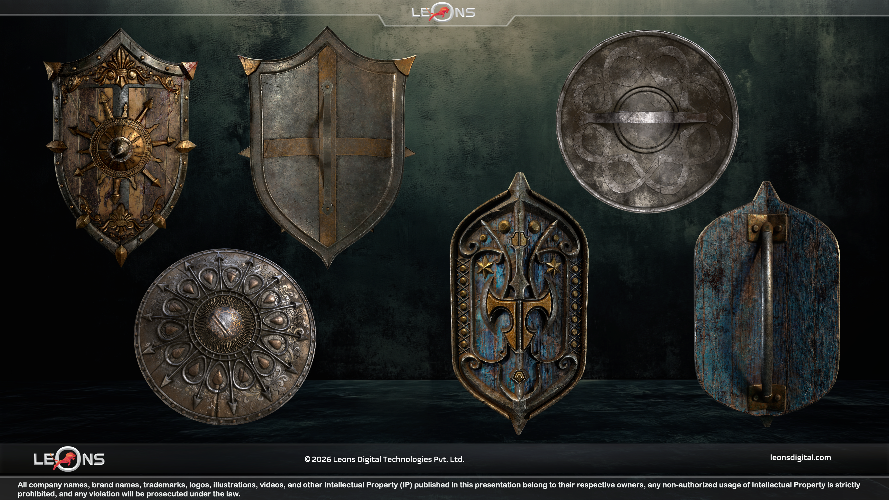 AAA 3D Fantasy Weapons Game Art Assets